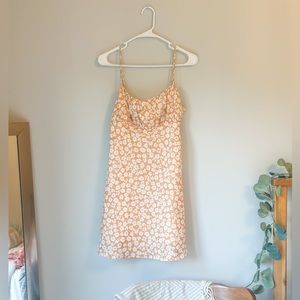 Lush Brand-Peach flower dress